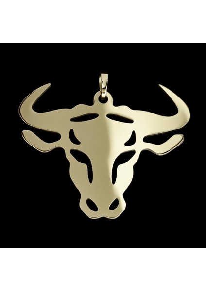 14 Ayar Altın Kolye Ucu Boğa GM5320 1 gr modelleri