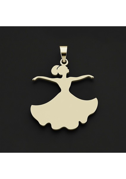 14 Ayar Altın Kolye Ucu Dans GM5372 0.5 gr fırsatları