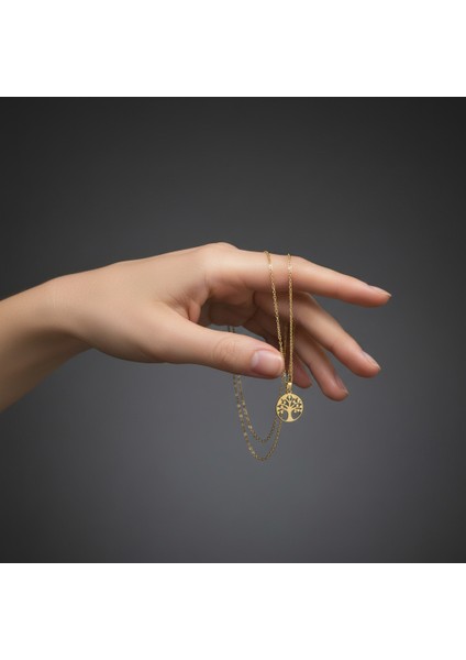 14 Ayar Altın Kolye Ucu Ağaç GM5119 1 gr fiyatları