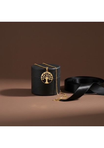 14 Ayar Altın Kolye Ucu Ağaç GM5119 1 gr modelleri