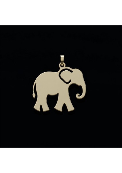 14 Ayar Altın Kolye Ucu Fil GM4592 1 gr fırsatları