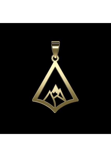 14 Ayar Altın Kolye Ucu Dağ GM4768 1 gr fırsatları