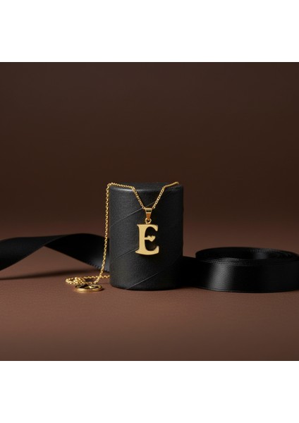 14 Ayar Altın Kolye Ucu Harf E GM6035 1 gr modelleri