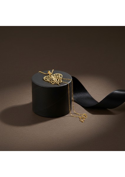 8 Ayar Altın Kolye Ucu Küçük Melek GM4328 1 gr modelleri