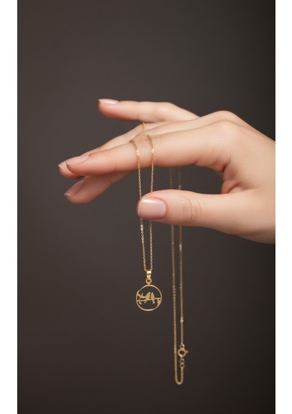 14 Ayar Altın Kolye Ucu Kuş GM3324 1 gr fiyatları