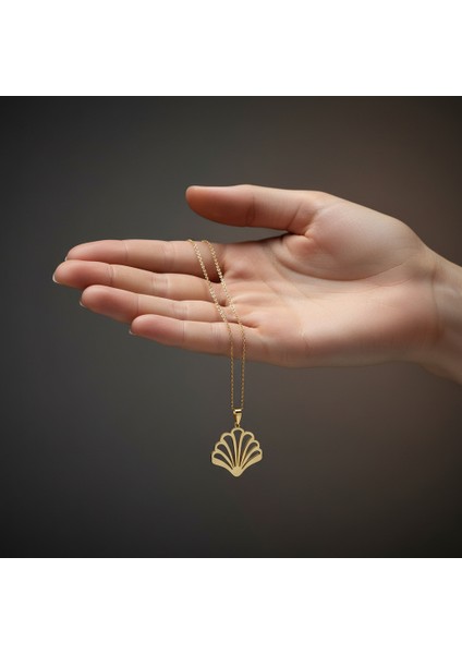 14 Ayar Altın Kolye Ucu Deniz Kabuğu GM5010 0.5 gr fiyatları