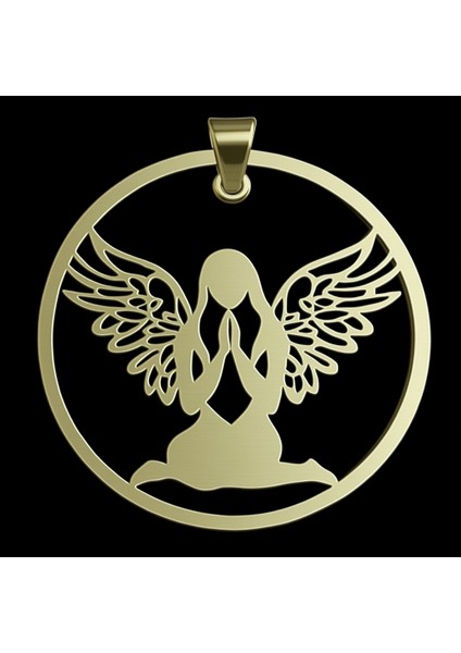 14 Ayar Altın Kolye Ucu Melek GM5990 1 gr modelleri