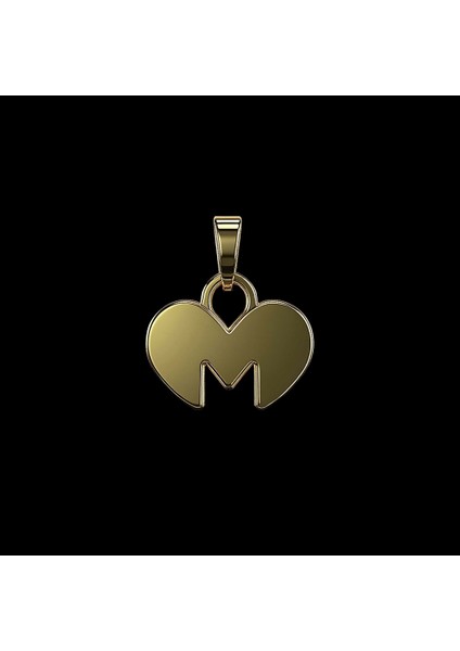 14 Ayar Altın Kolye Ucu Harf M GM6128 0.5 gr fırsatları