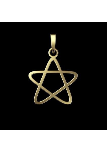 8 Ayar Altın Kolye Ucu Atom GM4435 1 gr fırsatları