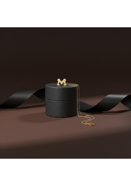 14 Ayar Altın Kolye Ucu Harf M GM6131 0.5 gr modelleri