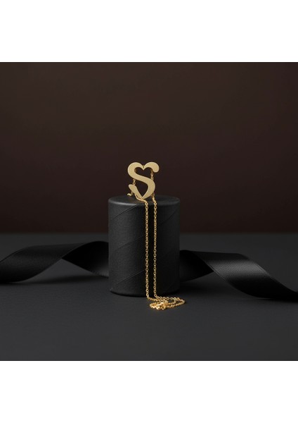 14 Ayar Altın Kolye Ucu Harf S GM6196 1 gr modelleri
