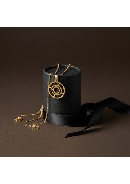 14 Ayar Altın Kolye Ucu Gramofon Plakası GM4671 1 gr modelleri