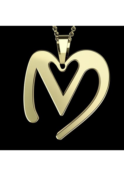 8 Ayar Altın Kolye Ucu Harf M GM6126 0.5 gr fırsatları