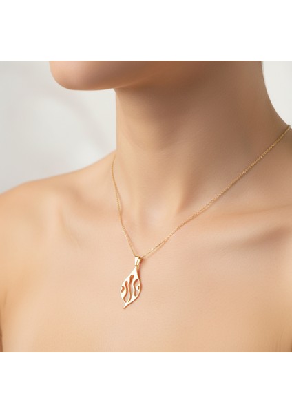 14 Ayar Altın Kolye Ucu GM4154 0.5 gr