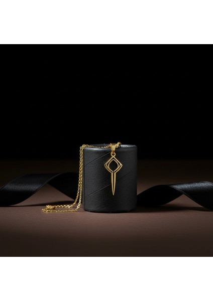 14 Ayar Altın Kolye Ucu Tarak ve Makas GM3839 1 gr modelleri