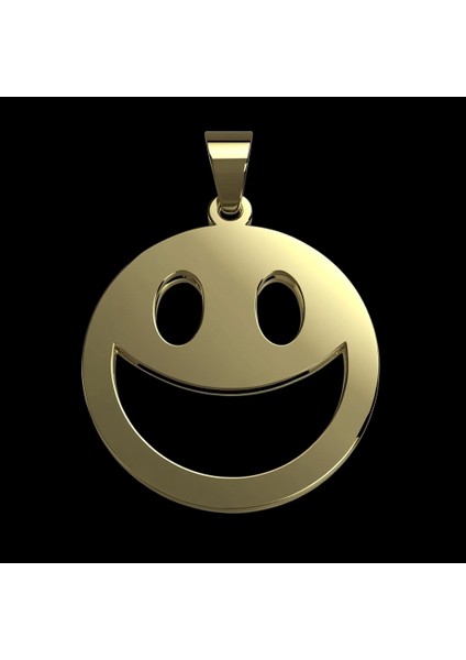 8 Ayar Altın Kolye Ucu Gülen Yüz GM5042 1 gr fırsatları