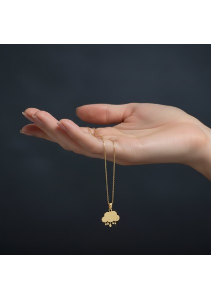 8 Ayar Altın Kolye Ucu Bulut GM5859 1 gr fiyatları