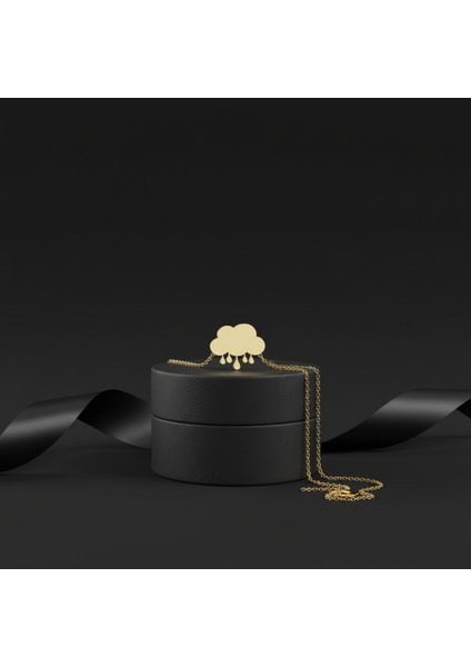 8 Ayar Altın Kolye Ucu Bulut GM5859 1 gr modelleri