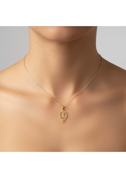 8 Ayar Altın Kolye Ucu GM3863 0.5 gr