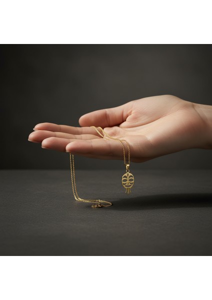 8 Ayar Altın Kolye Ucu GM3863 0.5 gr fiyatları