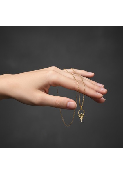 8 Ayar Altın Kolye Ucu Ceren Ya Karaca GM4110 1 gr fiyatları