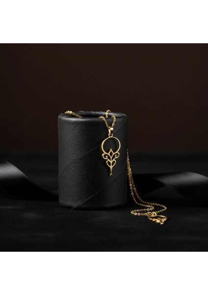 8 Ayar Altın Kolye Ucu Ceren Ya Karaca GM4110 1 gr modelleri