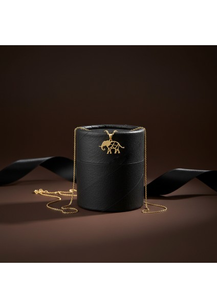 14 Ayar Altın Kolye Ucu Fil GM4584 1 gr modelleri