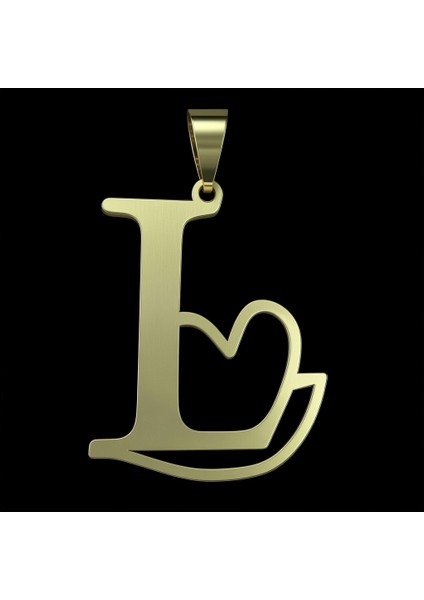 14 Ayar Altın Kolye Ucu Harf L GM6103 0.5 gr fırsatları