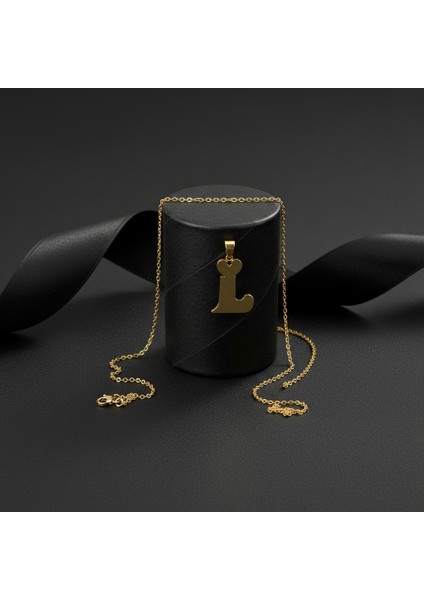 8 Ayar Altın Kolye Ucu Harf L GM6104 0.5 gr modelleri