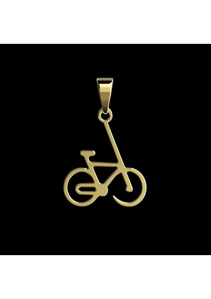 8 Ayar Altın Kolye Ucu Bisiklet GM4496 1 gr modelleri