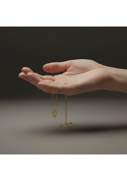 14 Ayar Altın Kolye Ucu Kafatası GM4007 0.5 gr fiyatları