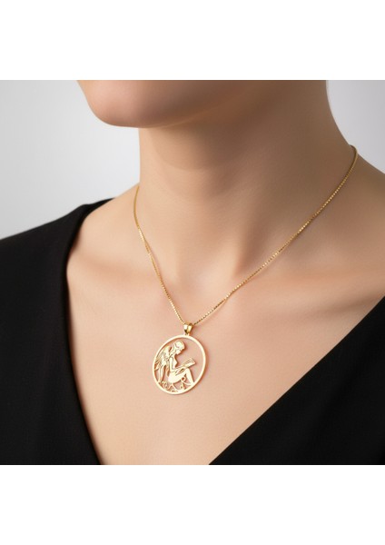 14 Ayar Altın Kolye Ucu Melek GM5971 1 gr