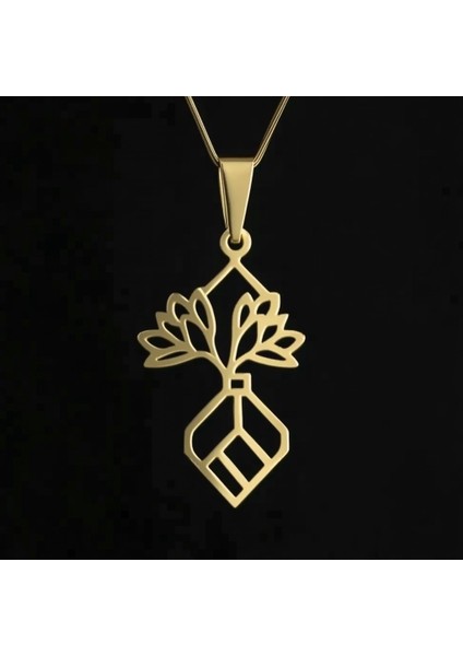 14 Ayar Altın Kolye Ucu Çiçek GM3802 1 gr fırsatları