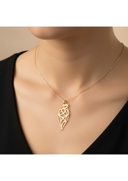 8 Ayar Altın Kolye Ucu Kartal GM4558 1 gr