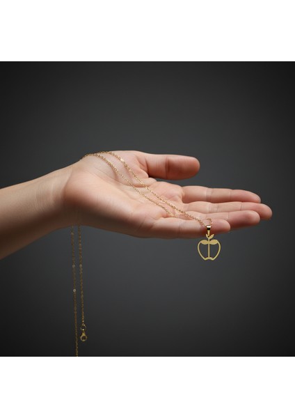 14 Ayar Altın Kolye Ucu Elma GM5252 1 gr fiyatları