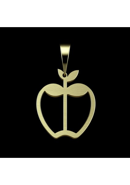 14 Ayar Altın Kolye Ucu Elma GM5252 1 gr modelleri