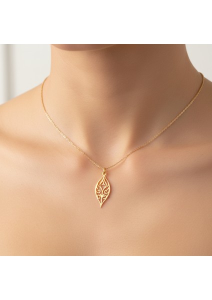 14 Ayar Altın Kolye Ucu GM3875 0.5 gr