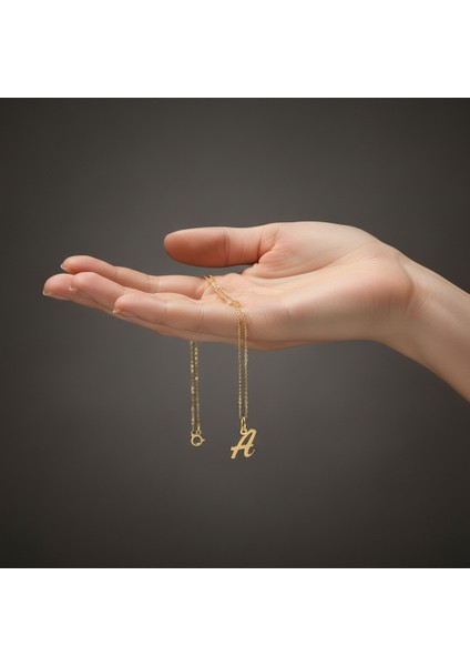 14 Ayar Altın Kolye Ucu Harf A GM3325 1 gr fiyatları