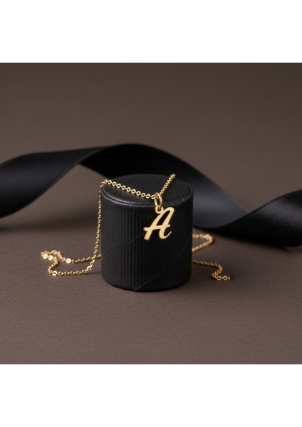 14 Ayar Altın Kolye Ucu Harf A GM3325 1 gr modelleri