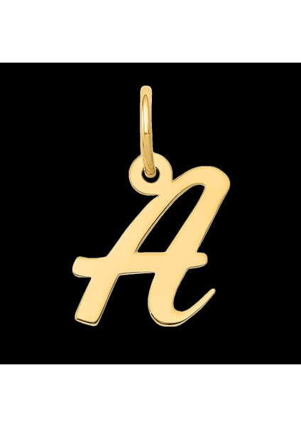 14 Ayar Altın Kolye Ucu Harf A GM3325 1 gr fırsatları