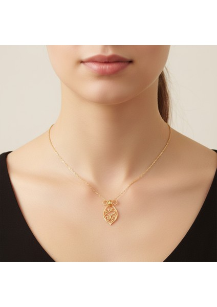 8 Ayar Altın Kolye Ucu Fare GM4777 1 gr