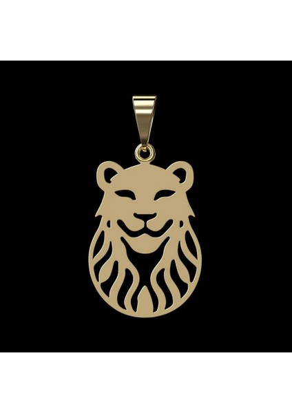 8 Ayar Altın Kolye Ucu Aslan GM3333 0.5 gr fırsatları