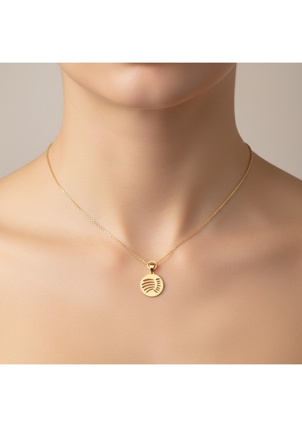 14 Ayar Altın Kolye Ucu Zebra GM5827 0.5 gr