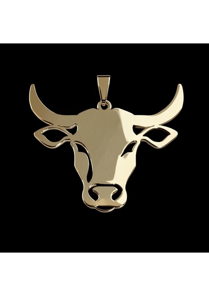 14 Ayar Altın Kolye Ucu Boğa GM5321 0.5 gr modelleri