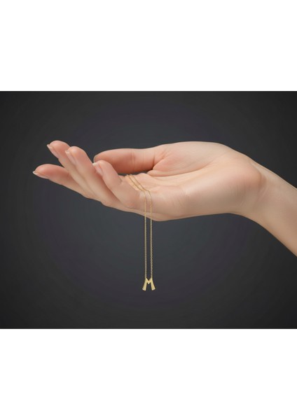 14 Ayar Altın Kolye Ucu Harf M GM2995 1 gr fiyatları