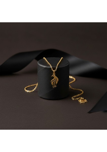 8 Ayar Altın Kolye Ucu Anka Kuşu GM4868 0.5 gr modelleri