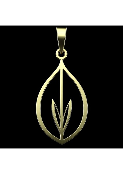 14 Ayar Altın Kolye Ucu Lale GM5136 1 gr fırsatları