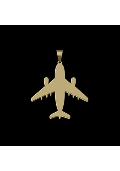 8 Ayar Altın Kolye Ucu Uçak GM4417 0.5 gr fırsatları