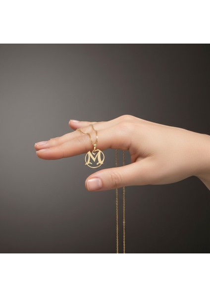 8 Ayar Altın Kolye Ucu Harf M GM6127 1 gr fiyatları