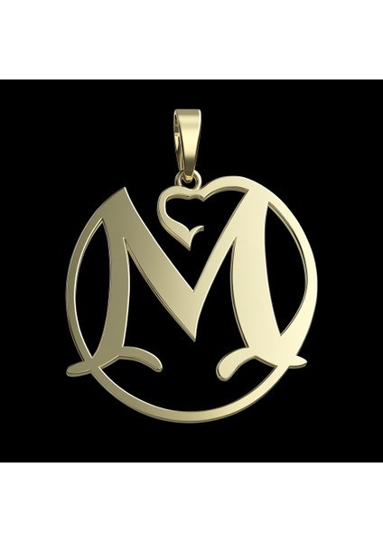 8 Ayar Altın Kolye Ucu Harf M GM6127 1 gr fırsatları